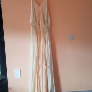 Free People Pink Maxi Dress